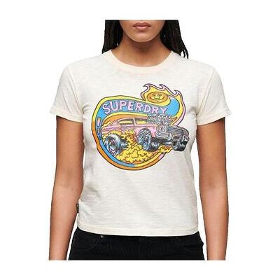 Superdry T-Shirt T-Shirt Motif Fluo Motor Eu S;Eu M;Eu L Female Superdry T-Shirt T-Shirt Motif Fluo Motor Eu S;Eu M;Eu L Female