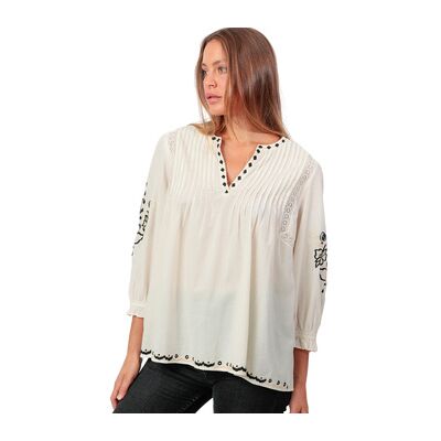 Admas Blusen Top Mit Dreiviertel-Ärmeln Mexican Eu S;Eu M;Eu L;Eu Xl Female Admas Blusen Top Mit Dreiviertel-Ärmeln Mexican Eu S;Eu M;Eu L;Eu Xl Female