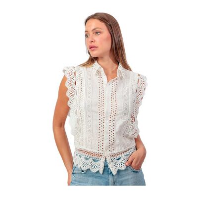 Admas Blusen Ärmellose Bluse Royal Eu S Female Admas Blusen Ärmellose Bluse Royal Eu S Female