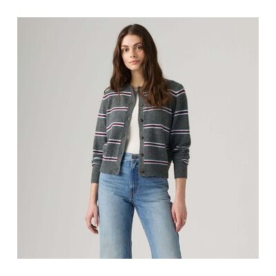 Levis Sweatshirt Claire Ls Cardigan Devin Stripe Heather Eu Xs Female Levis Sweatshirt Claire Ls Cardigan Devin Stripe Heather Eu Xs Female