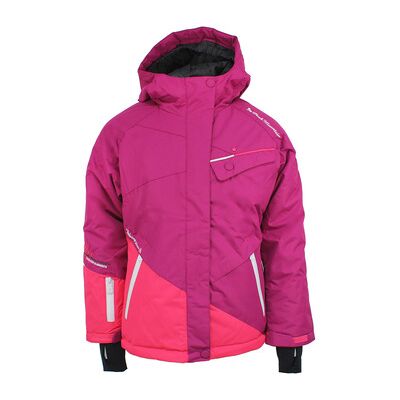 Peak Mountain Pinke Skijacke für Mädchen - Skijacke Peak Mountain Pinke Skijacke für Mädchen - Skijacke
