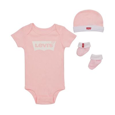 Levis Pyjama-Sets Lhn Batwing Onesie Hat Bootie 6 / 12 Monate;0 / 6 Monate Levis Pyjama-Sets Lhn Batwing Onesie Hat Bootie 6 / 12 Monate;0 / 6 Monate