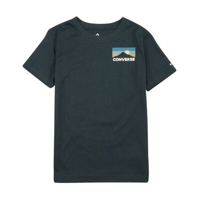 Converse Circlemountainlockup Grünes T-Shirt für Kinder - Kinderprodukt Converse Circlemountainlockup Grünes T-Shirt für Kinder - Kinderprodukt