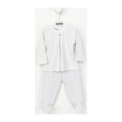 Babidu Kleider & Outfits 54173-Gris 0 / 3 Monate Female Babidu Kleider & Outfits 54173-Gris 0 / 3 Monate Female