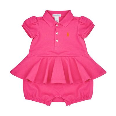 Polo Ralph Lauren Kurze Kleider Ss Peplum Bu-One Piece-Shortall 24 Monate Female Polo Ralph Lauren Kurze Kleider Ss Peplum Bu-One Piece-Shortall 24 Monate Female