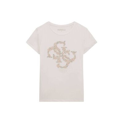 Guess Kinder T-Shirt Weiß 8-16 Jahre - T-Shirt Guess Kinder T-Shirt Weiß 8-16 Jahre - T-Shirt
