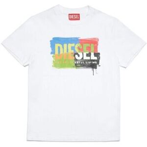 Diesel  T-Shirts & Poloshirts J01776-00yi9 - Tkand-K100 White 10 Jahre;14 Jahre;16 Jahre Female