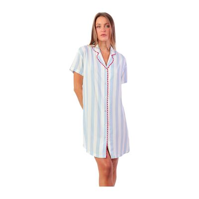 Admas Nachthemden Kurzärmeliges Nachthemd Light Stripes Eu Xxl;Eu S;Eu M;Eu L;Eu Xl Admas Nachthemden Kurzärmeliges Nachthemd Light Stripes Eu Xxl;Eu S;Eu M;Eu L;Eu Xl