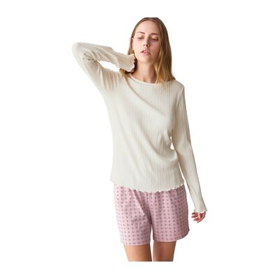 Triumph Pyjama-Sets Top Pyjama Langarm Versatile Rib Fr 38;Fr 40;Fr 42 Triumph Pyjama-Sets Top Pyjama Langarm Versatile Rib Fr 38;Fr 40;Fr 42