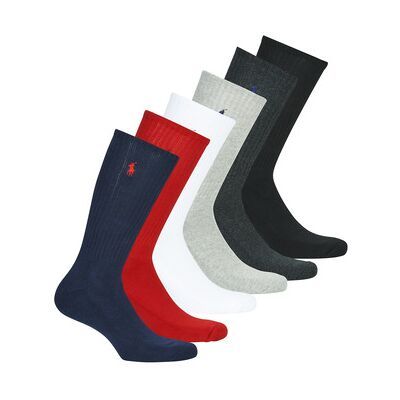 Polo Ralph Lauren Sportstrümpfe Asx110 6 Pack Cotton Einheitsgrösse Polo Ralph Lauren Sportstrümpfe Asx110 6 Pack Cotton Einheitsgrösse