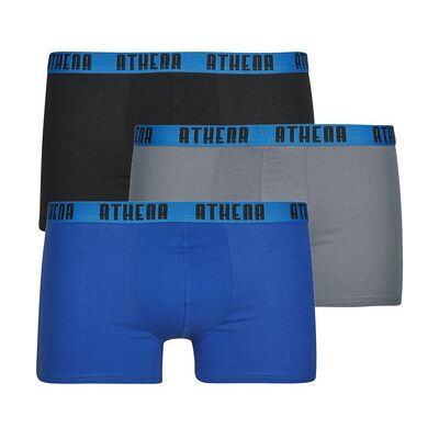 Athena Boxer Basic Color Pack De 3 Eu Xxl;Eu S;Eu M;Eu L;Eu Xl Athena Boxer Basic Color Pack De 3 Eu Xxl;Eu S;Eu M;Eu L;Eu Xl