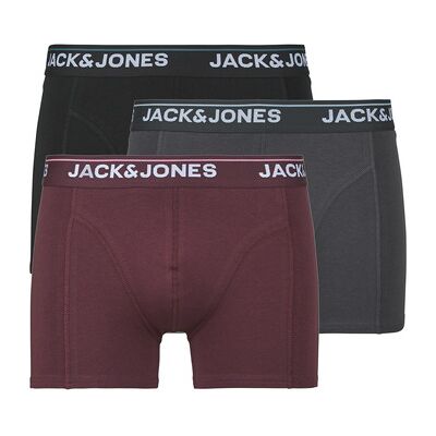 Jack & Jones Boxer Jactimothy Solid Trunks X3 Xl;Eu S;Eu M;Eu L;Eu Xl Jack & Jones Boxer Jactimothy Solid Trunks X3 Xl;Eu S;Eu M;Eu L;Eu Xl