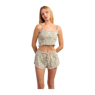 Admas Pyjama-Sets Pyjama Short Caraco Court Yellow Garden Eu L Admas Pyjama-Sets Pyjama Short Caraco Court Yellow Garden Eu L