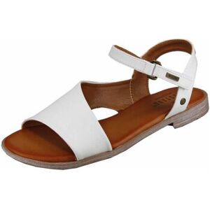 Mustang Flache Sandalen Sandaletten Weiss 1388807-1 40 Mustang Flache Sandalen Sandaletten Weiss 1388807-1 40