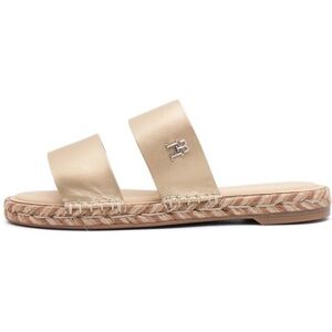 Tommy Hilfiger Flache Sandalen Th Gold Flat Espadri 37 Tommy Hilfiger Flache Sandalen Th Gold Flat Espadri 37