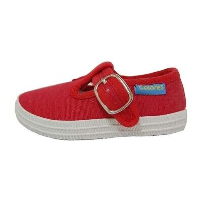 Colores Erste Schritte Schuhe Pepito Lona 190831 Rojo 20;21;22;23;24;25 Colores Erste Schritte Schuhe Pepito Lona 190831 Rojo 20;21;22;23;24;25