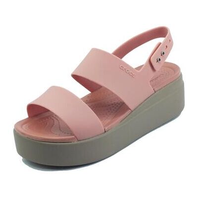 Crocs Keilabsatzsandalen Brooklyn Low Wedge Pale 41 / 42 Crocs Keilabsatzsandalen Brooklyn Low Wedge Pale 41 / 42