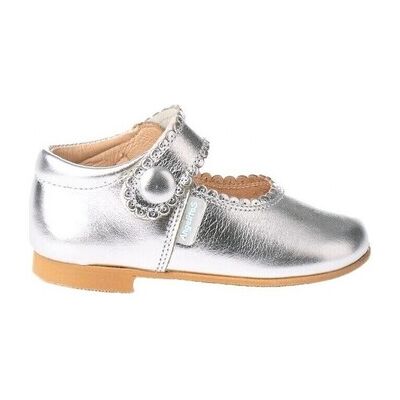 Angelitos Ballerinas 1502 Merceditas Plata Metalizada Con Velcro Plata 18;19;20;21;22;23;24;25;26;27 Female Angelitos Ballerinas 1502 Merceditas Plata Metalizada Con Velcro Plata 18;19;20;21;22;23;24;25;26;27 Female