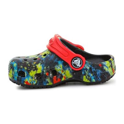 Crocs Flache Sandalen Classic Tie Dye Graphic Kids Clog T 206994-4sw 22 / 23 Crocs Flache Sandalen Classic Tie Dye Graphic Kids Clog T 206994-4sw 22 / 23