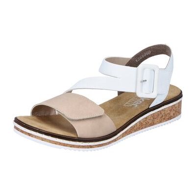 Rieker Keilabsatzsandalen Sandaletten Fsk V3660-60 60 39;41;42 Rieker Keilabsatzsandalen Sandaletten Fsk V3660-60 60 39;41;42