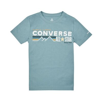 Converse T-Shirt Für Kinder Wordmarkcheststripe 13 / 15 Ans Male Converse T-Shirt Für Kinder Wordmarkcheststripe 13 / 15 Ans Male