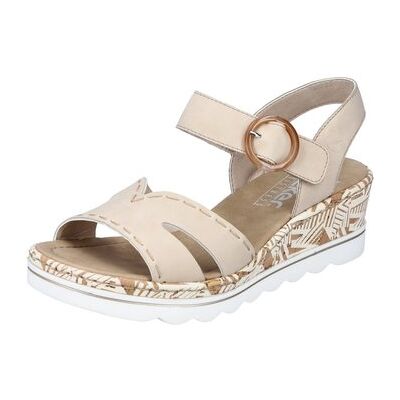 Rieker Keilabsatzsandalen Sandaletten Fsk 67173-60 60 41 Rieker Keilabsatzsandalen Sandaletten Fsk 67173-60 60 41