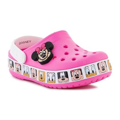 Crocs Flache Sandalen Fl Minnie Mouse Band Kids Clog T 207720-6qq 19 / 20 Crocs Flache Sandalen Fl Minnie Mouse Band Kids Clog T 207720-6qq 19 / 20
