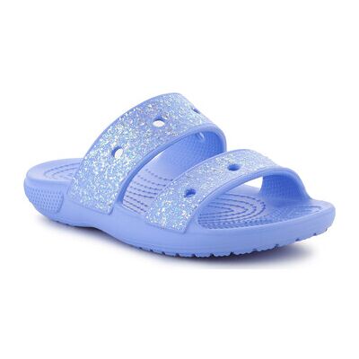 Crocs Flache Sandalen Classic Glitter Sandal Kids Moon Jelly 207788-5q6 38 / 39 Crocs Flache Sandalen Classic Glitter Sandal Kids Moon Jelly 207788-5q6 38 / 39