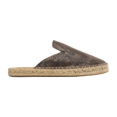 Paez Espadrilles Mule W - Print Snake Brown 38;39 Female Paez Espadrilles Mule W - Print Snake Brown 38;39 Female