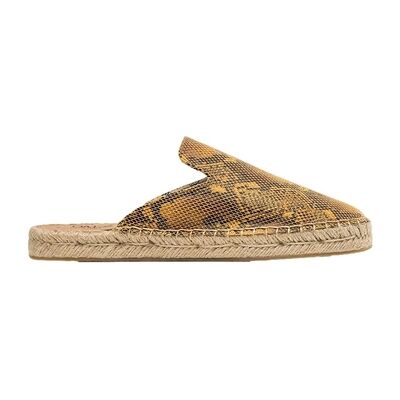Paez Espadrilles Mule W - Print Snake Caramel 37;38;39 Female Paez Espadrilles Mule W - Print Snake Caramel 37;38;39 Female
