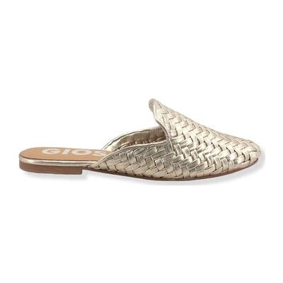 Gioseppo Pantoffeln Houma Sabot Intreccio Gold 65938 37 Female Gioseppo Pantoffeln Houma Sabot Intreccio Gold 65938 37 Female