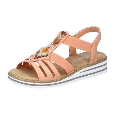 Rieker Keilabsatzsandalen Sandaletten Morelia V0651-38 37;41;42 Rieker Keilabsatzsandalen Sandaletten Morelia V0651-38 37;41;42