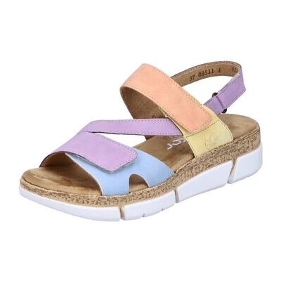 Rieker Keilabsatzsandalen Sandaletten Fsk V2366-90 90 37 Rieker Keilabsatzsandalen Sandaletten Fsk V2366-90 90 37
