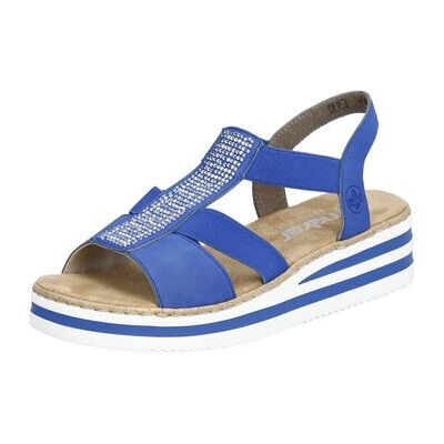 Rieker Keilabsatzsandalen Sandaletten V0209-14 39;41 Rieker Keilabsatzsandalen Sandaletten V0209-14 39;41