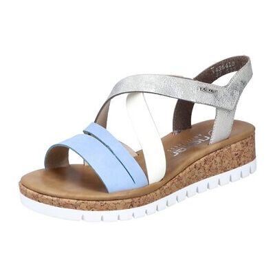 Rieker Keilabsatzsandalen Sandaletten V4364-10 36;37;38;39;40;41;42;43 Rieker Keilabsatzsandalen Sandaletten V4364-10 36;37;38;39;40;41;42;43