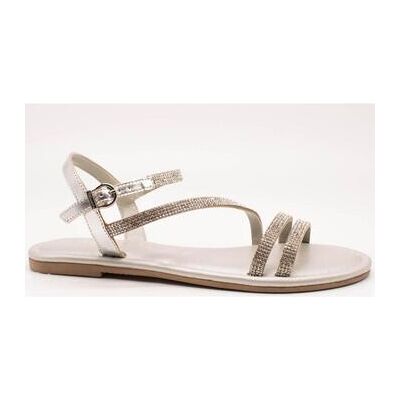 Tamaris Flache Sandalen 28113-42-919 Silver 37 Tamaris Flache Sandalen 28113-42-919 Silver 37