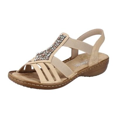 Rieker Keilabsatzsandalen Sandaletten Fsk 60803-20 42 Rieker Keilabsatzsandalen Sandaletten Fsk 60803-20 42