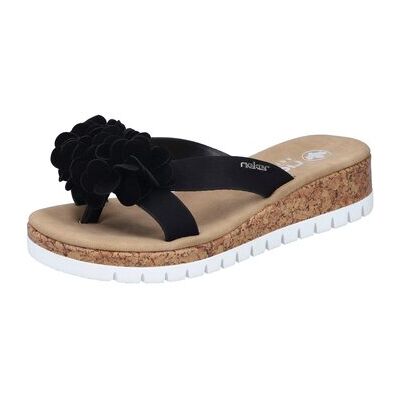 Rieker Clogs Pantoletten Zehenstegpantolette V4391-00 36 Female Rieker Clogs Pantoletten Zehenstegpantolette V4391-00 36 Female