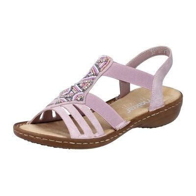 Rieker Keilabsatzsandalen Sandaletten Fsk 60801-30 41 Rieker Keilabsatzsandalen Sandaletten Fsk 60801-30 41