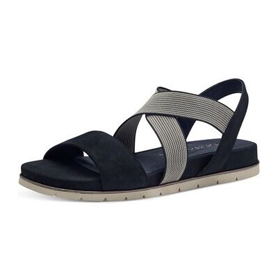 Tamaris Flache Sandalen Sandaletten Navy (Schwarz-Dunkel) 1-28157-42-805 37;38 Tamaris Flache Sandalen Sandaletten Navy (Schwarz-Dunkel) 1-28157-42-805 37;38