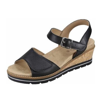 Aco Keilabsatzsandalen Sandaletten Black () 1232/10075 Klara 05 38 Aco Keilabsatzsandalen Sandaletten Black () 1232/10075 Klara 05 38