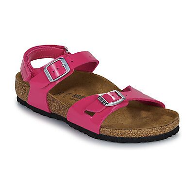 Birkenstock Flache Sandalen Rio As Kids Bf Patent Fuchsia Tulip 24;31;32 Birkenstock Flache Sandalen Rio As Kids Bf Patent Fuchsia Tulip 24;31;32