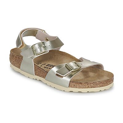 Birkenstock Flache Sandalen Rio As Kids Bf Electric Metallic Gold 38;39 Birkenstock Flache Sandalen Rio As Kids Bf Electric Metallic Gold 38;39