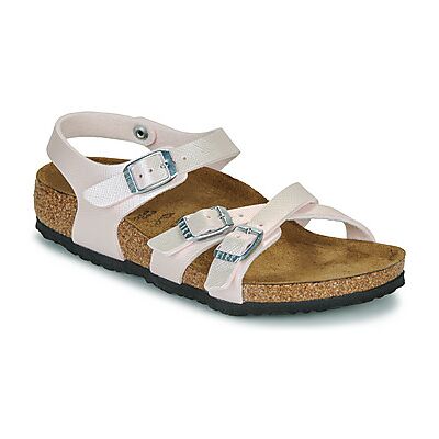 Birkenstock Flache Sandalen Kumba Kids Saffiano Iridescent Lightrose 27 Birkenstock Flache Sandalen Kumba Kids Saffiano Iridescent Lightrose 27