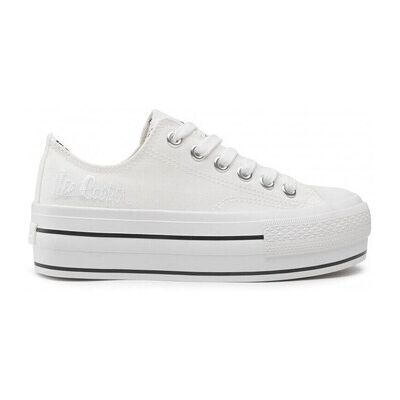 Lee Cooper LCW22310842 Weiße Klassische Sneakers - Schuhe Lee Cooper LCW22310842 Weiße Klassische Sneakers - Schuhe