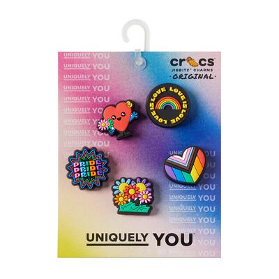 Crocs Damenschuhe Love Is Love 5 Pack Einheitsgrösse Female Crocs Damenschuhe Love Is Love 5 Pack Einheitsgrösse Female