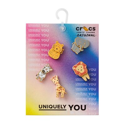 Crocs Herrenschuhe Jibbitz Enamel Safari 5 Pack Einheitsgrösse Male Crocs Herrenschuhe Jibbitz Enamel Safari 5 Pack Einheitsgrösse Male