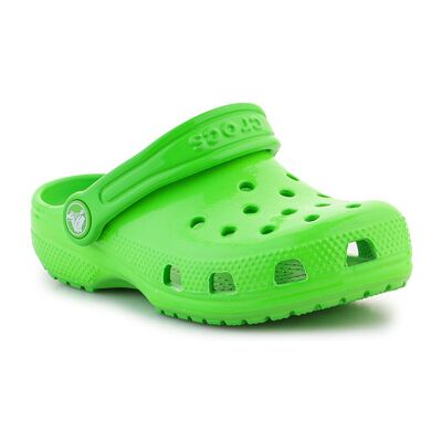 Crocs Flache Sandalen Classic Neon Highlighter Clog K 209570-3wa Green Slime 28 / 29 Crocs Flache Sandalen Classic Neon Highlighter Clog K 209570-3wa Green Slime 28 / 29