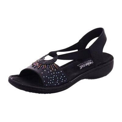 Rieker Keilabsatzsandalen Sandaletten Fsk 60880-00 36;42 Rieker Keilabsatzsandalen Sandaletten Fsk 60880-00 36;42