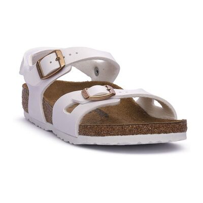 Birkenstock Flache Sandalen Rio Hl Kids White Calz S 35 Birkenstock Flache Sandalen Rio Hl Kids White Calz S 35